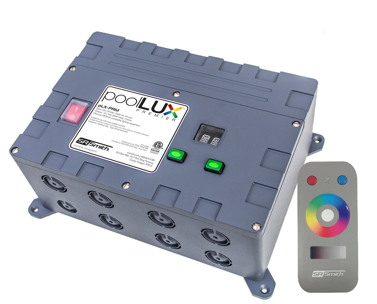 S.R. Smith poolLUX Premier PLX-PRM light control system with wireless remote