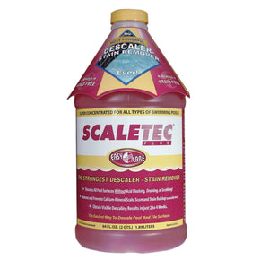 EasyCare Scaletec Plus descaler and stain remover, 64 oz bottle