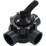 Hayward PSV3SDGR 1-1/2 in by 2 in PSV Series 3-way diverter valve in PVC