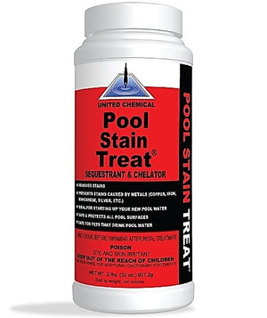 United Chemical Pool Stain Treat 2 lb bottle, pool stain remover