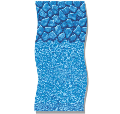 Swimline LI2452BSU25 24 ft round Boulder Swirl uni-bead above ground pool liner