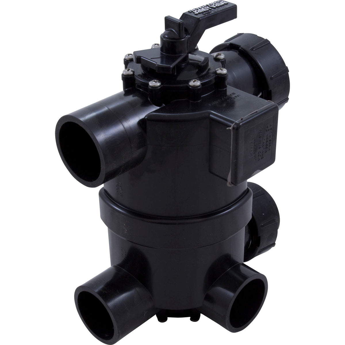 Jandy BWVL-NVL 2-in-1 NeverLube backwash valve with pre-plumbed unions