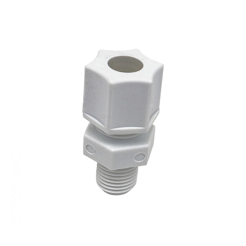 Pentair 606000100Z CO2 fitting for IntelliChem, 3/8 inch tube by 1/4 inch MPT