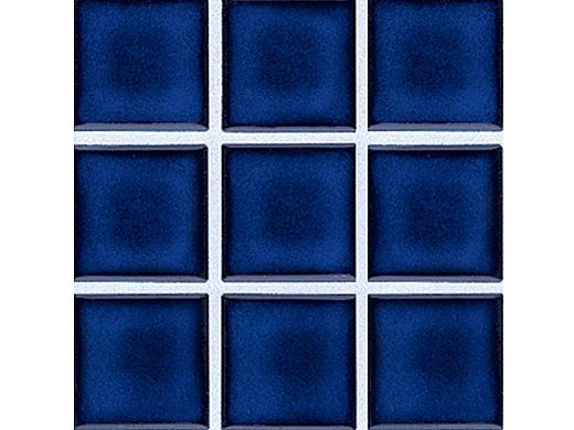NPT HM-206 2x2 Glazed Series porcelain pool tile, royal blue