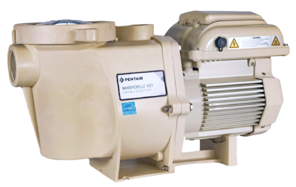 Pentair WhisperFlo VS EC-011533 2.6 THP variable speed pool pump, top view