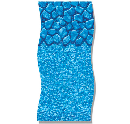 Swimline LI3054BSU Boulder Swirl unibead above ground pool liner, 30 ft round with 54 inch wall