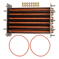 Raypak 014874F copper tube bundle assembly for 106A BTU heaters with polymer heads