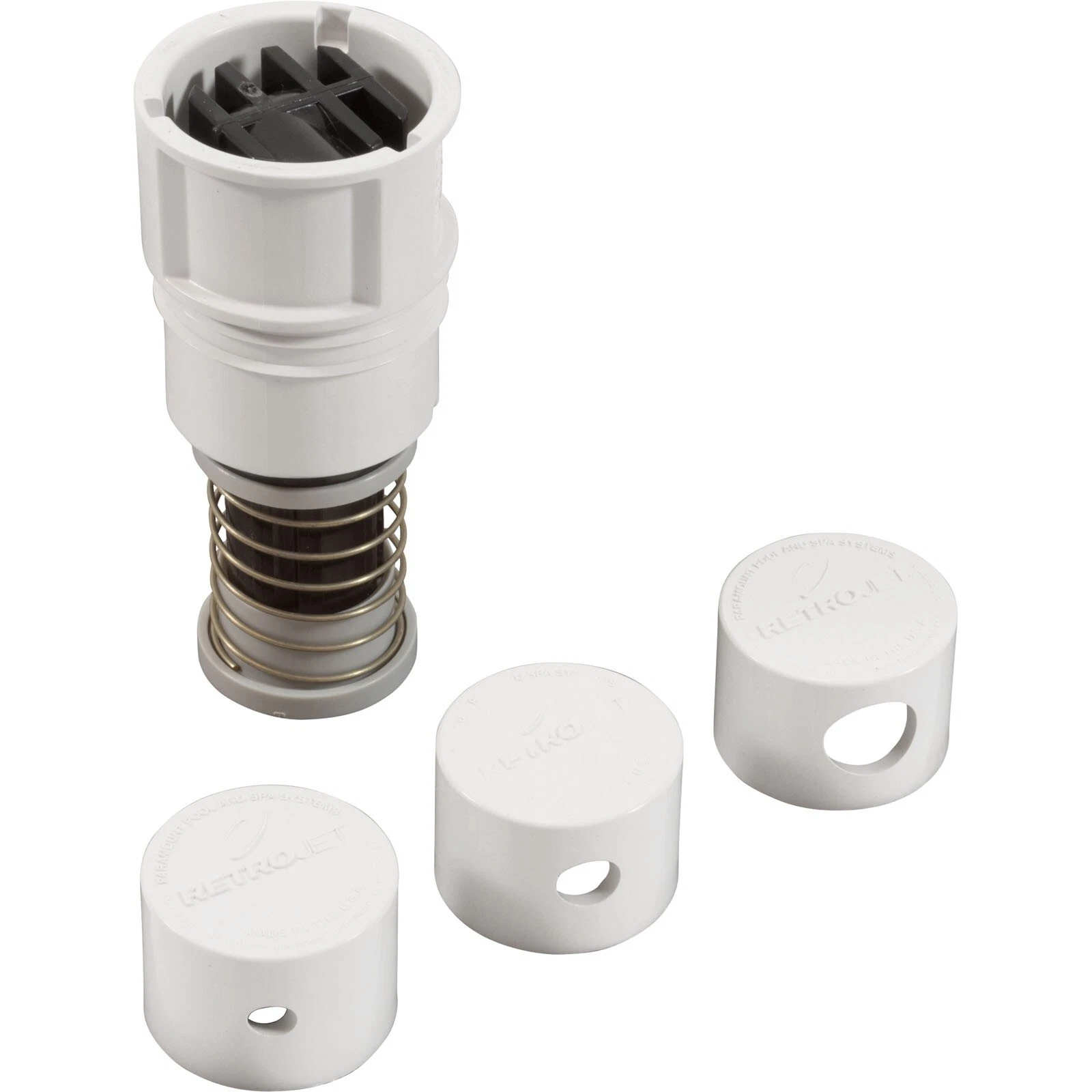 Paramount 004652495401 white RetroJet nozzle for bayonet Caretaker 99 heads
