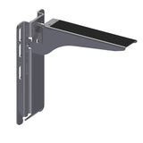 Coverstar A1932 13 in. stainless steel adjustable walk-on lid bracket with mounting base