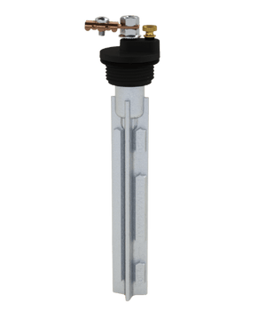 Perma-Cast TN-100 Technode in-line zinc anode for a tee, clear PVC housing