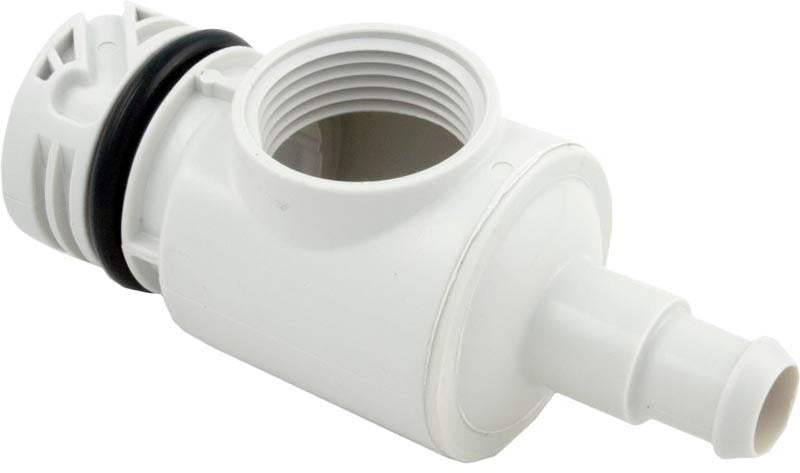Polaris D29 universal wall fitting quick disconnect in white