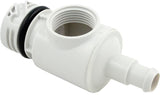Polaris D29 universal wall fitting quick disconnect in white