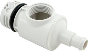 Polaris D29 universal wall fitting quick disconnect in white