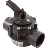 Hayward PSV2SDGR 1-1/2 inch by 2 inch PSV Series 2-way PVC diverter valve