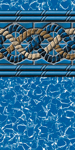 Swimline Mystri Gold unibead above ground pool liner, 15 by 30 foot oval, 54 inch wall