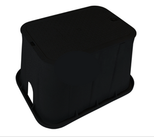 NDS Pro Series 14 in. by 19 in. drainage box with green lid