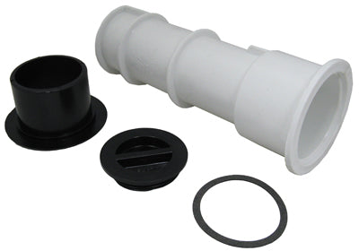 Waterway 540-6701 black concrete volleyball and umbrella pole holder, product photo
