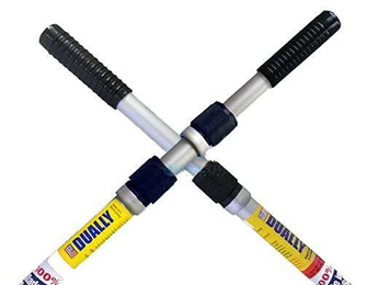 Skimlite 9016 Dually two piece telescopic pool pole, 8 ft to 16 ft