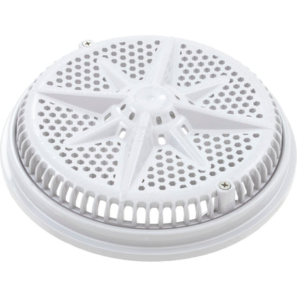 Pentair 500103 StarGuard 8 inch white main drain cover with short ring