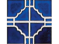 National Pool Tile STB808 Moonbeam Series pool tile in cobalt blue