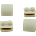 Hayward AXV014SP slotted Santoprene pod shoes, 4 pack