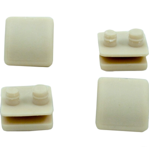 Hayward AXV014SP slotted Santoprene pod shoes, 4 pack