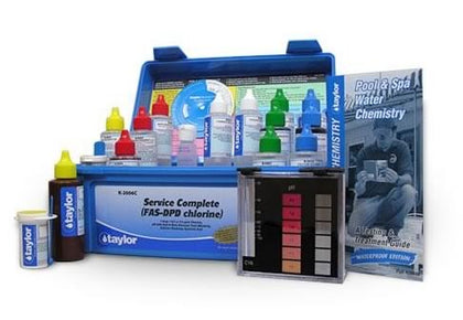 Taylor K-2006C Service Complete pool water test kit with FAS-DPD