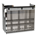 Raypak 019209F burner tray with LP burners, sea level, for heat exchanger models 399 and 406A