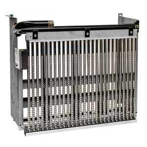 Raypak 019209F burner tray with LP burners, sea level, for heat exchanger models 399 and 406A