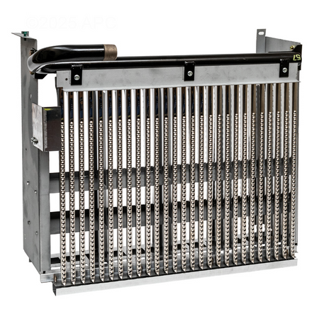 Raypak 019209F burner tray with LP burners, sea level, for heat exchanger models 399 and 406A