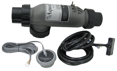 Jandy PLC1400 AquaPure 3 port 14 blade replacement salt cell kit with 16 ft cable