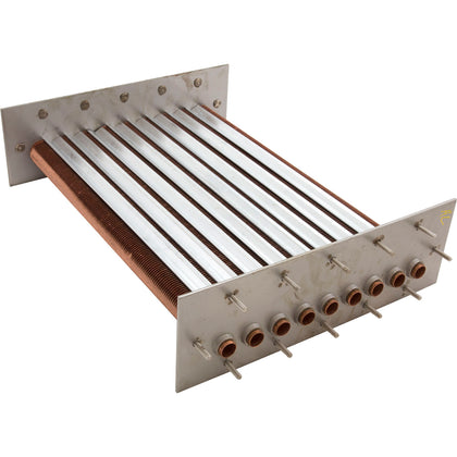 Raypak 010061F copper tube bundle heat exchanger for 336 and 337 heaters