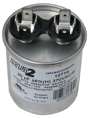 U.S. Seal RD-20-370 20 MFD 370V single rated run capacitor