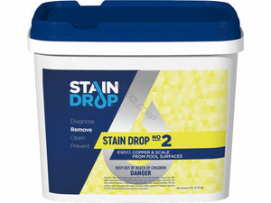 Stain Drop No.2 copper and scale stain remover, 5 lb container