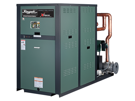 Raypak Xtherm P-1505A 1,500,000 BTU natural gas commercial pool heater