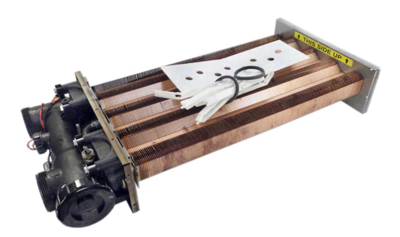 Hayward FDXLHXA1400 heat exchanger assembly for the H400FD Universal H-Series heater