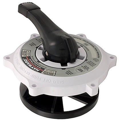 Hayward SPX0710XBA white key, cover and handle assembly for Vari-Flo multiport valves