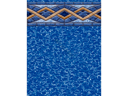 Swimline Liberty pattern unibead above ground pool liner for a 15 ft by 26 ft oval pool