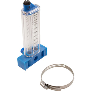 Rola-Chem 570361V 2.5 inch PVC vertical mount flowmeter, 70 to 240 GPM