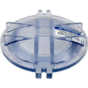 Hayward SPX3000D clear hand knob strainer cover for Super II pumps
