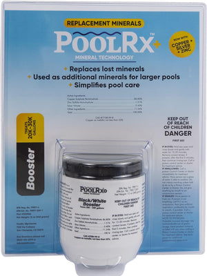 PoolRx 332066 +Plus Booster black and white for 20K to 30K gallon pools