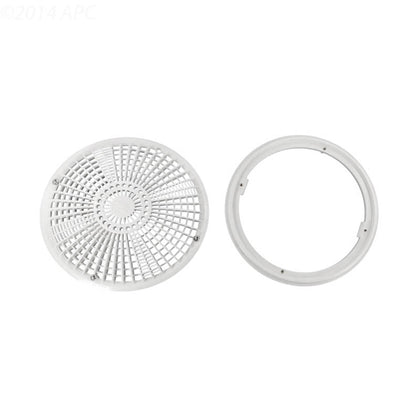 Waterway 640-1900 V 10 inch Tru Flo cover and frame in white