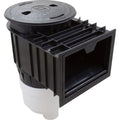 Waterway Renegade 540-6411 gunite in-ground skimmer with round lid, black