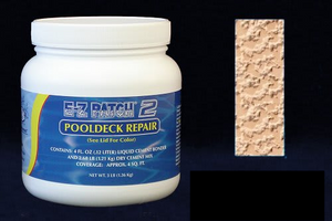E-Z Patch 2 repair kit for pool deck surfaces in Sand Buff, 3 lb jar