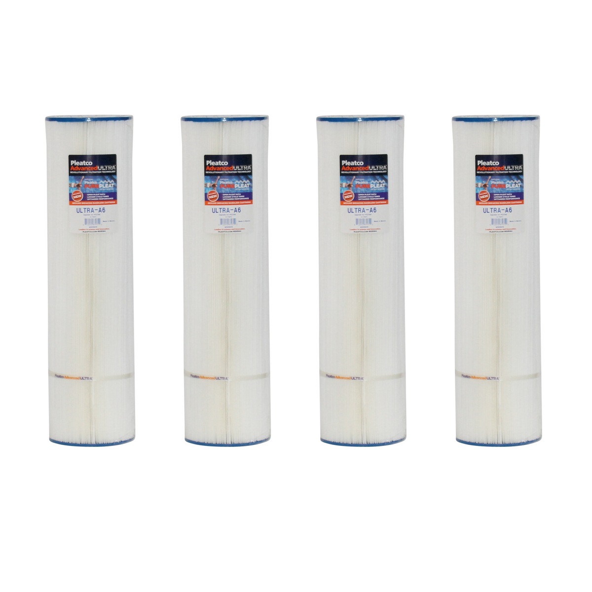 Pleatco X15-ULT-A6-Q4 Advanced Ultra filter cartridge 4 pack for Pentair Clean and Clear Plus 420