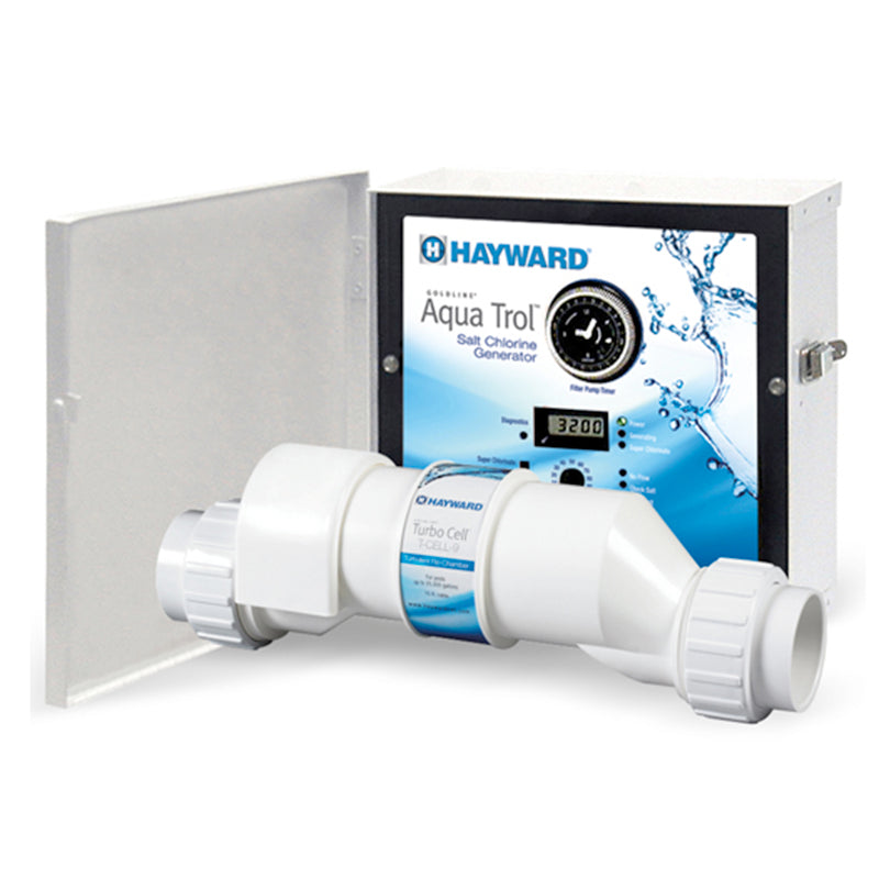 Hayward W3AQ-TROL-RJ AquaTrol salt chlorine generator, return jet model with straight blade plug