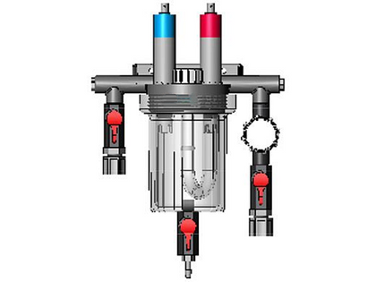 Pentair 755000250 AK1200 complete flow cell kit with inlet and outlet valves