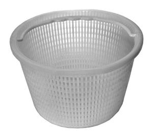 Astral 05280R0400 white round tapered skimmer basket
