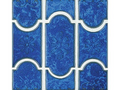 National Pool Tile Botanical Series pool tile in Lake Blue, BUE44