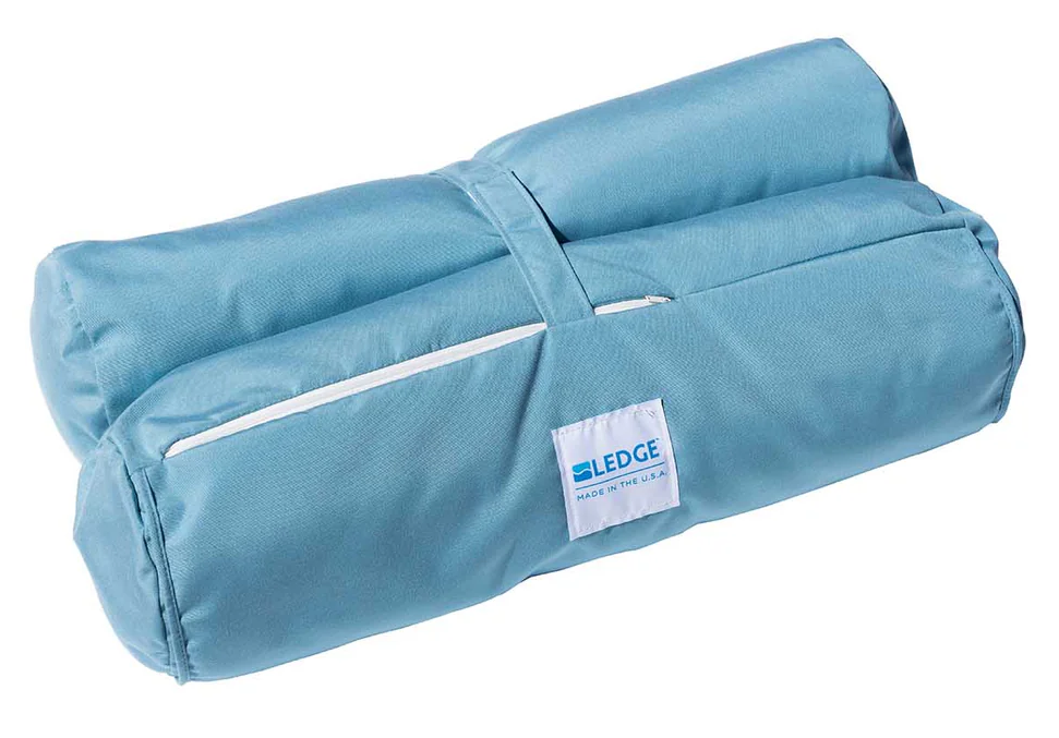 Ledge Lounger Laze Hammock pool float in Canvas Mineral Blue